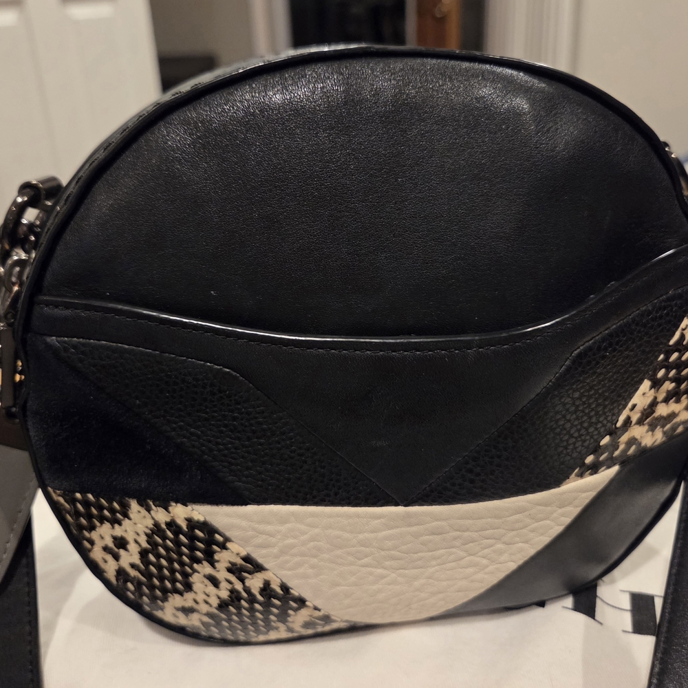 Coach 1941 Canteen Crossbody Bag With Patchwork And Snakeskin Detail - Picture 8 of 10